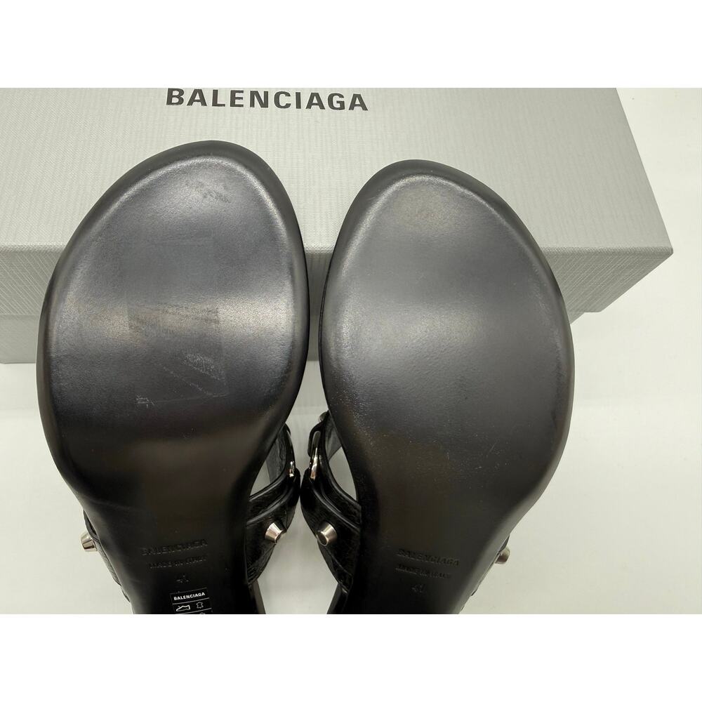 Balenciaga Women’s City Thong Sandals Black Size US 10C/IT 40C - Picture 14 of 16